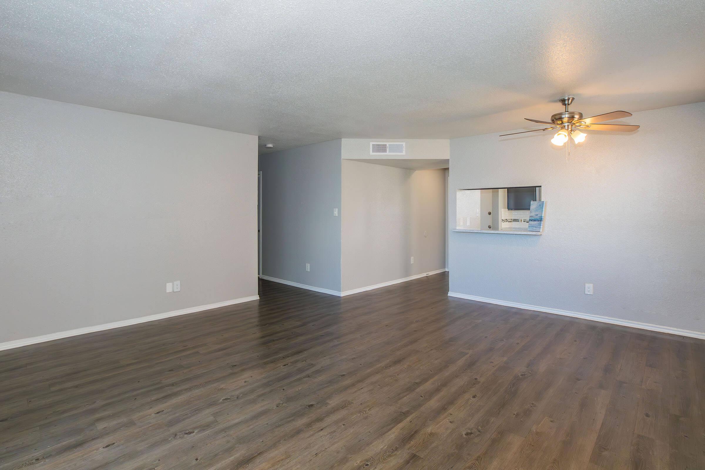 a room with a wooden floor