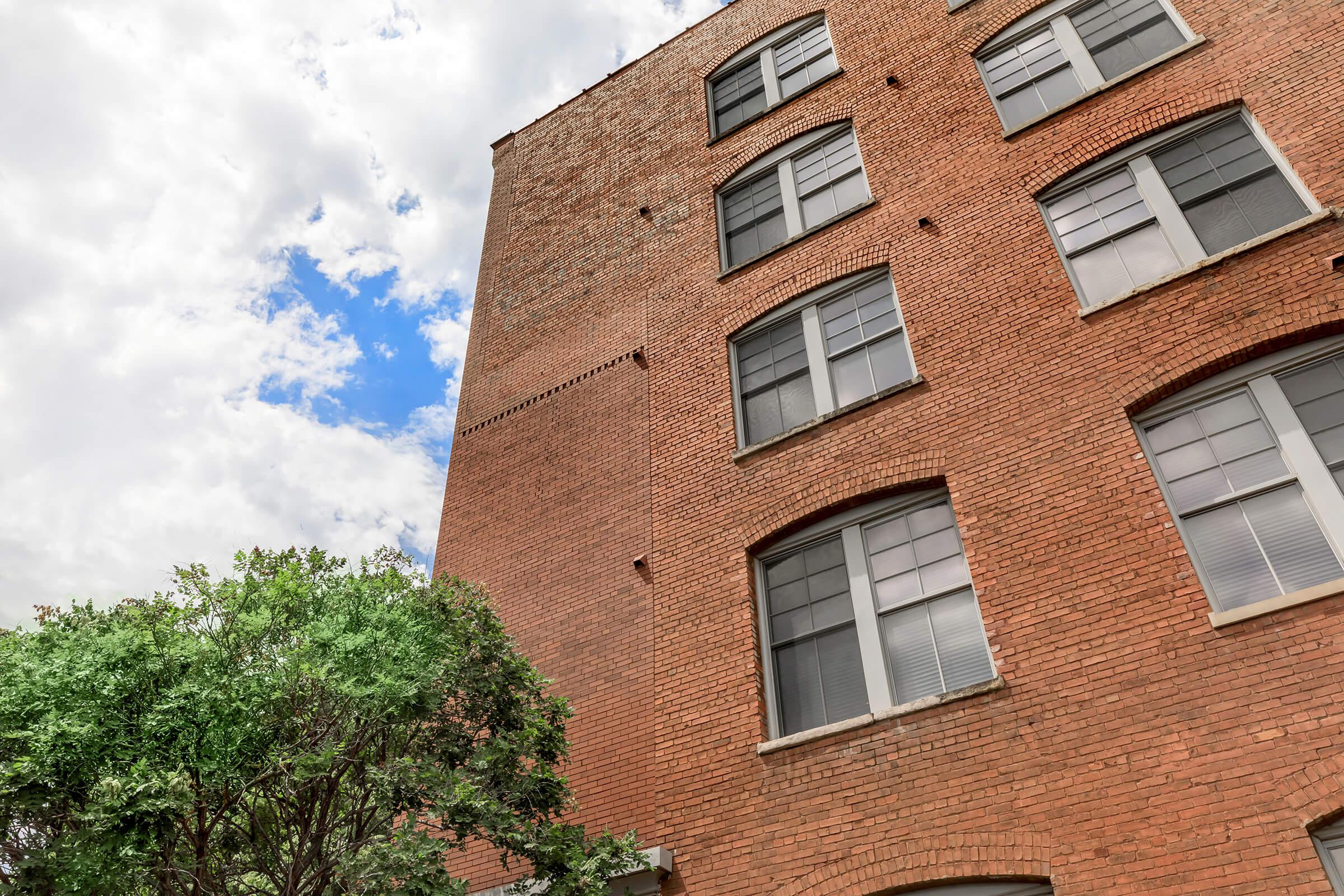 a large brick building