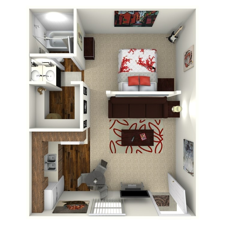 Floor plan image of Studio