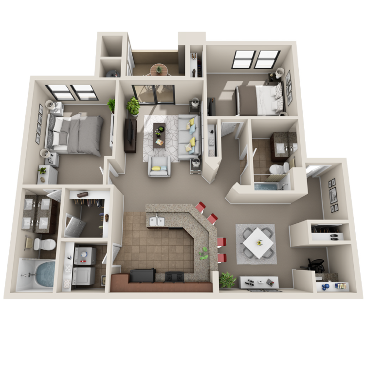 Floor plan image of Bellagio
