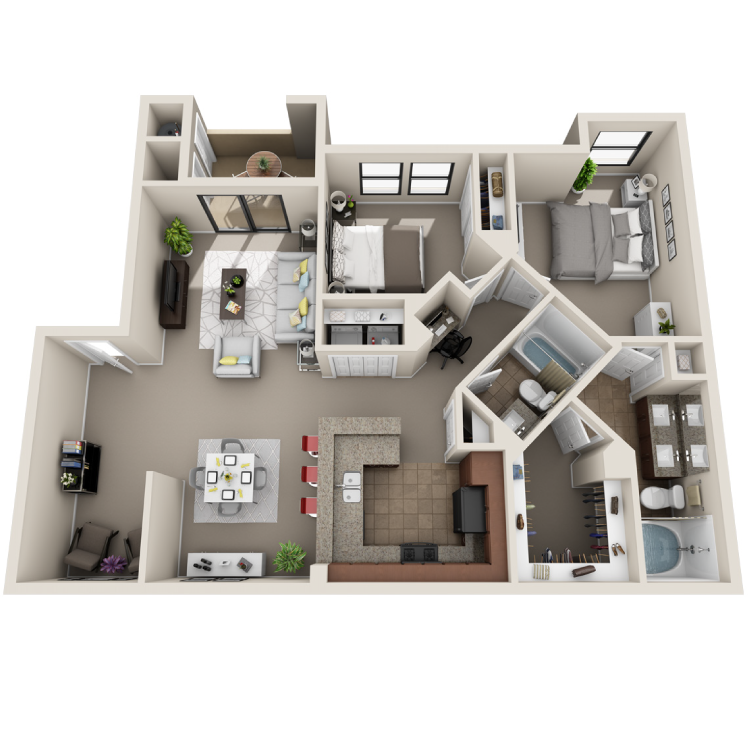 Floor plan image of Palms