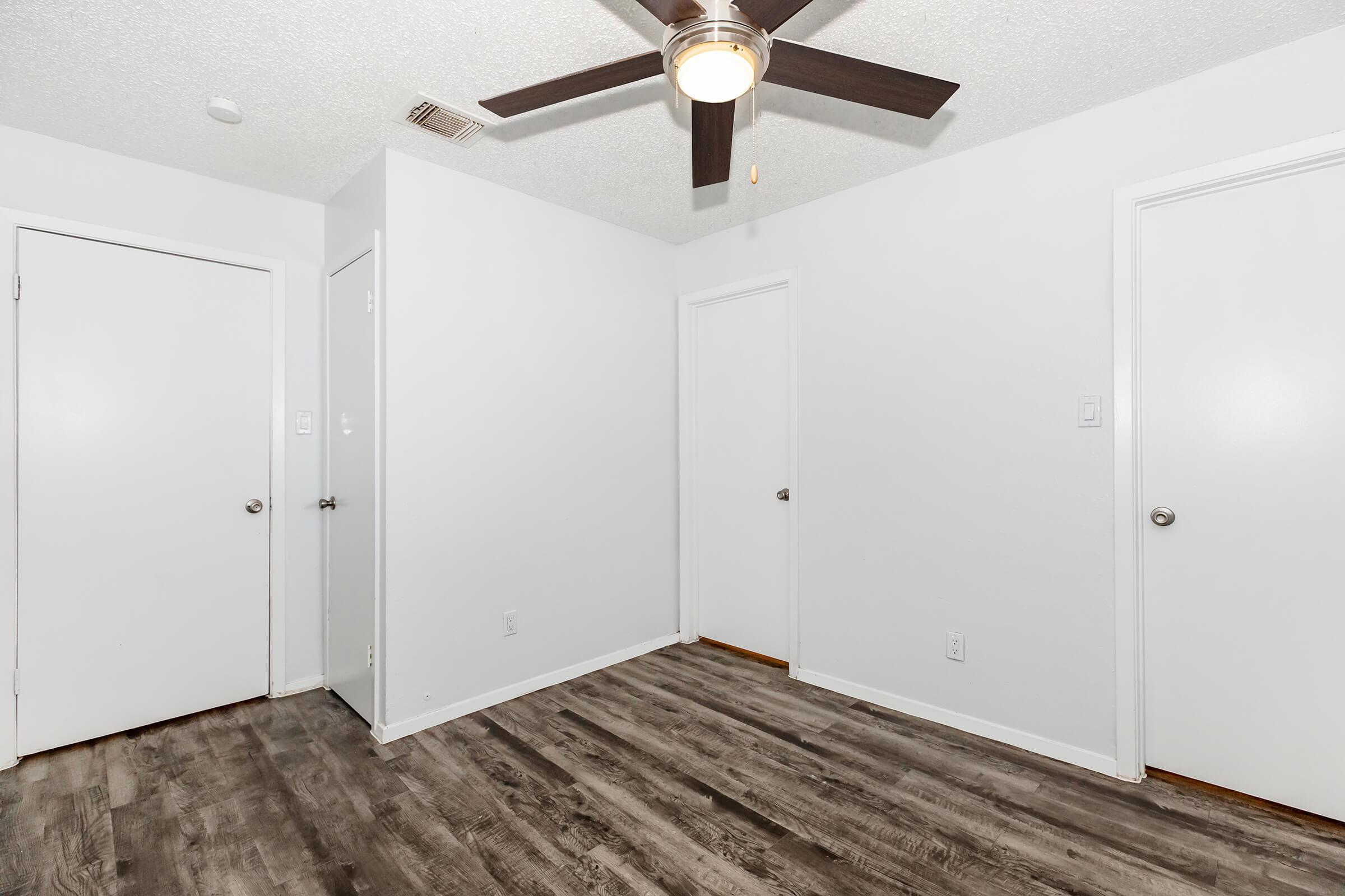 a refrigerator in a room