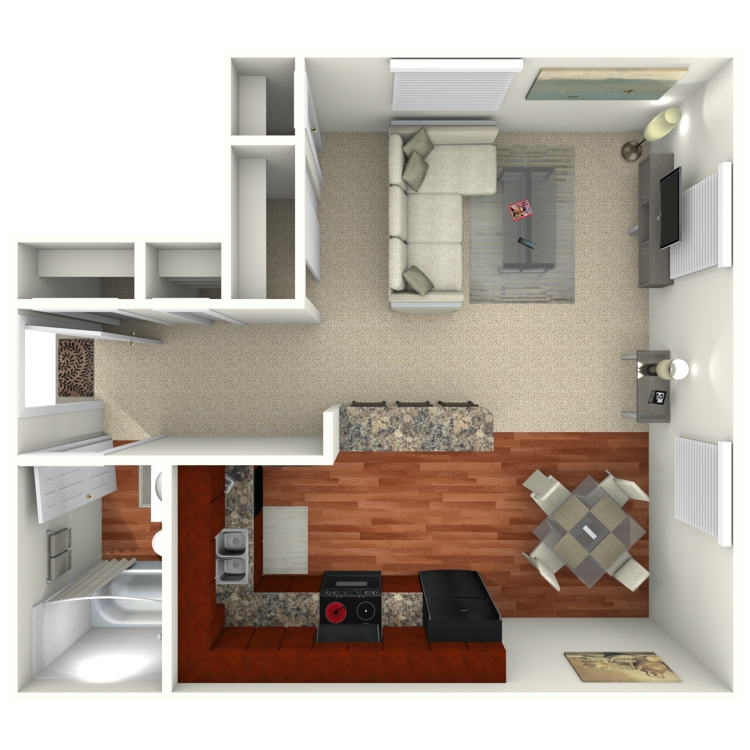 Floor plan image of Hickory