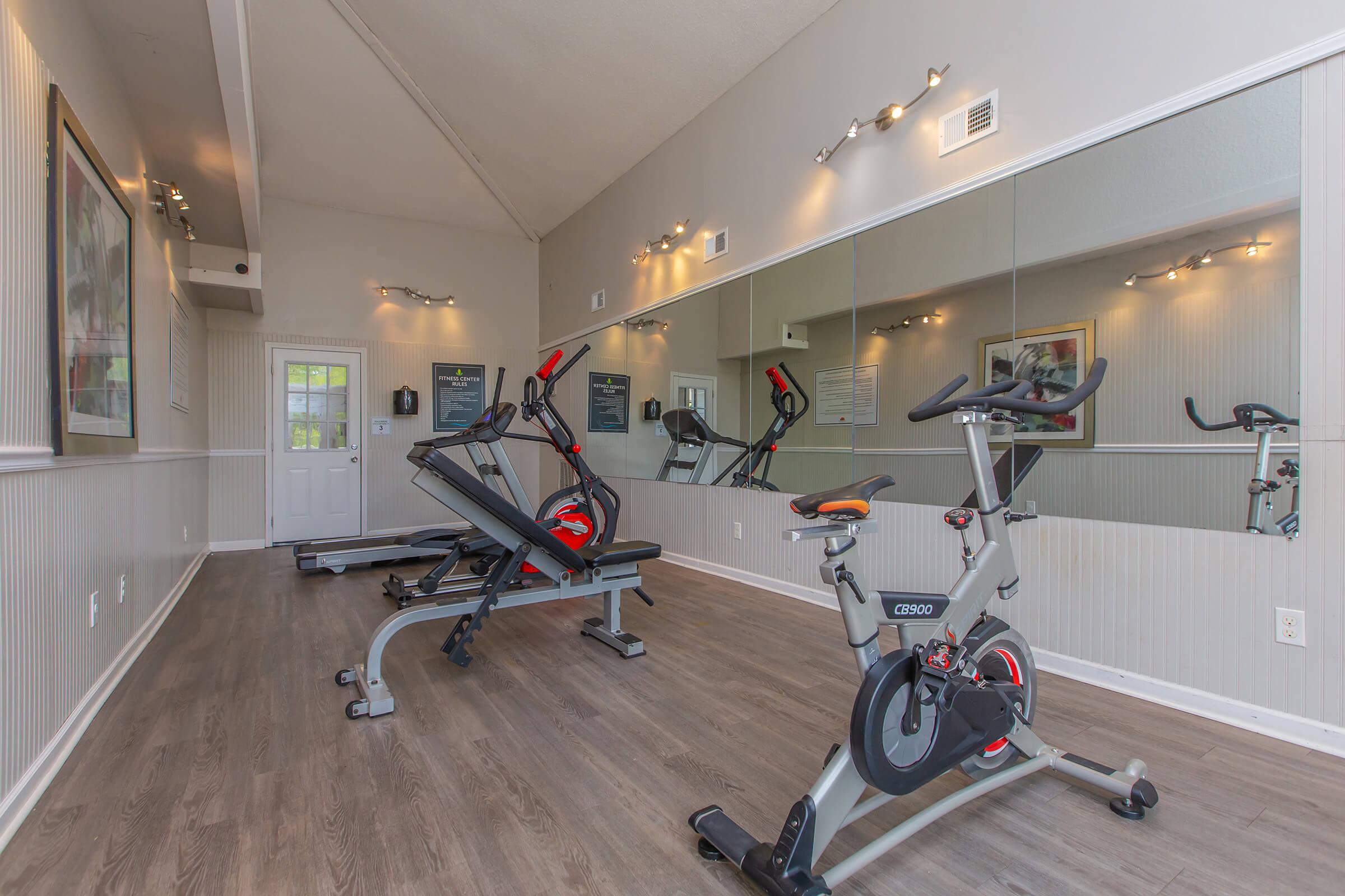 Updated Fitness Center - Lakeside Place Apartments - Greenville - South Carolina