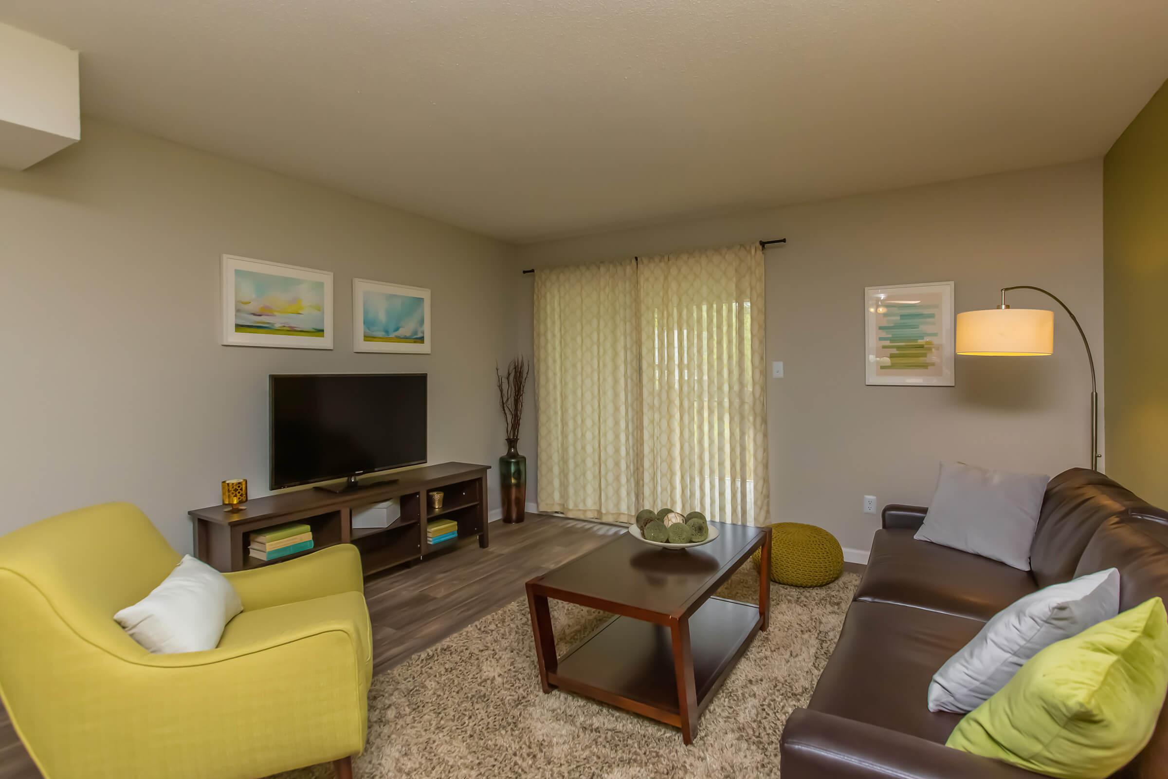 Living Room - Lakeside Place Apartments - Greenville - South Carolina