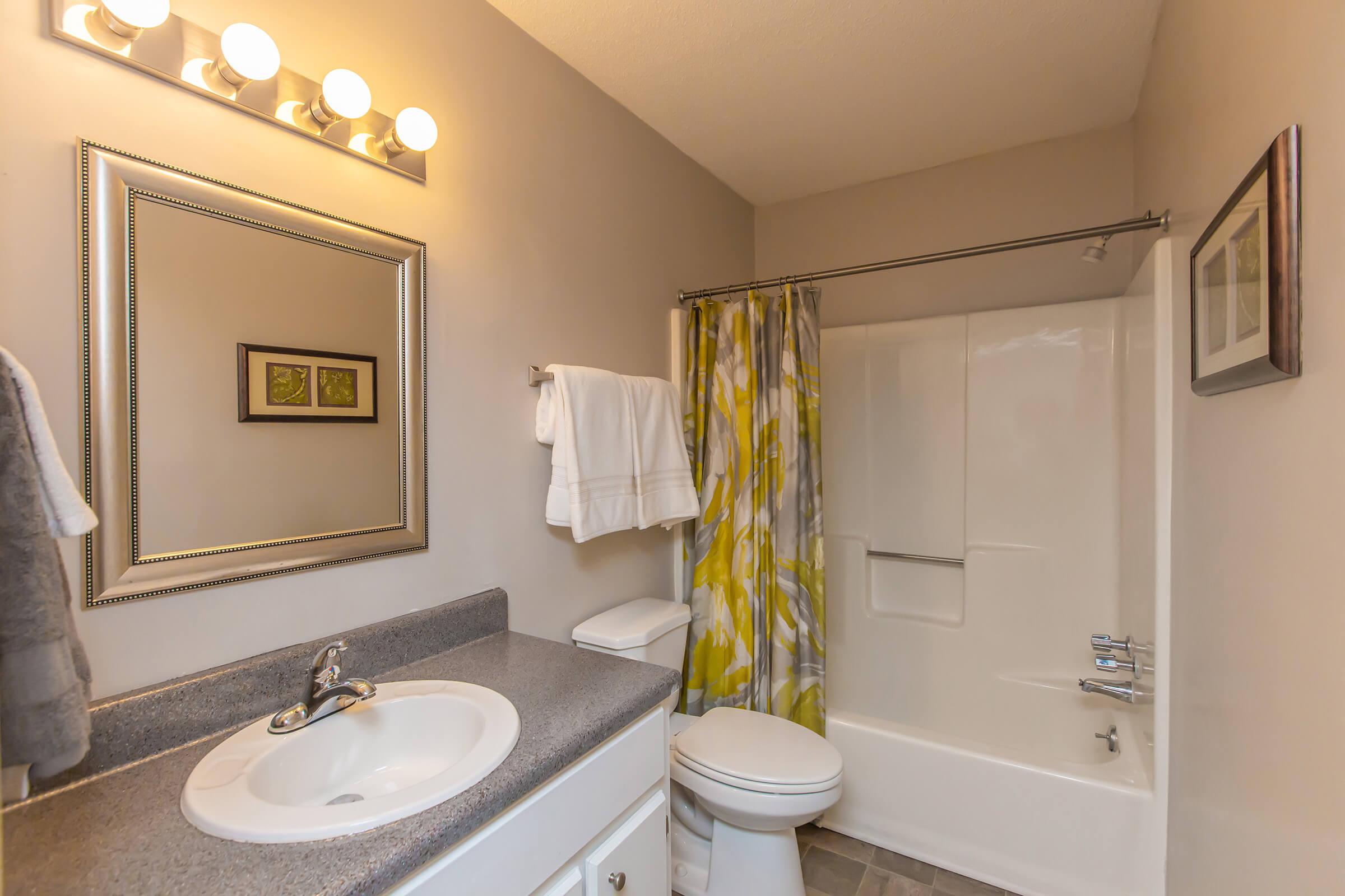 Bathroom with Bathtub - Lakeside Place Apartments - Greenville - South Carolina