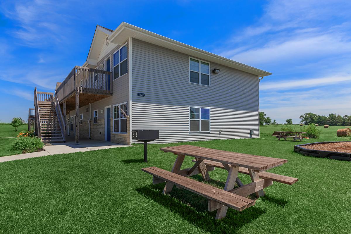 a large lawn in front of a house