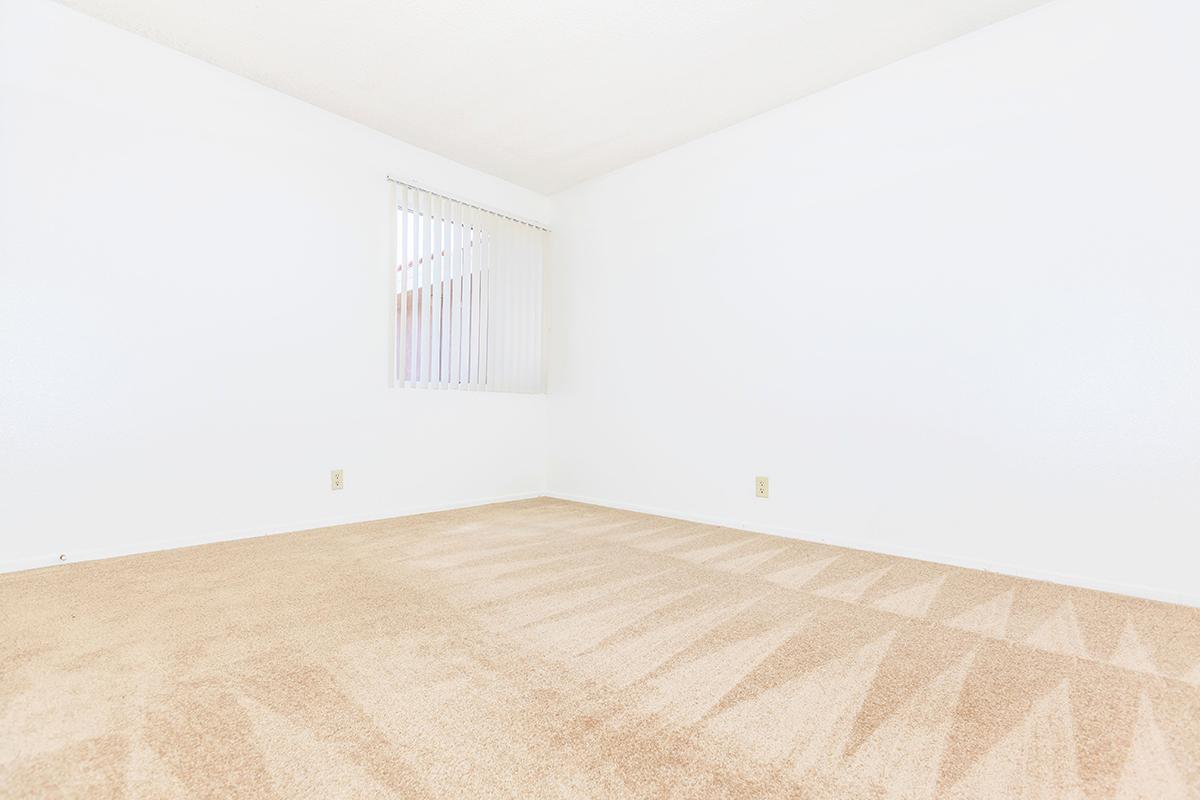 Bedroom with carpet