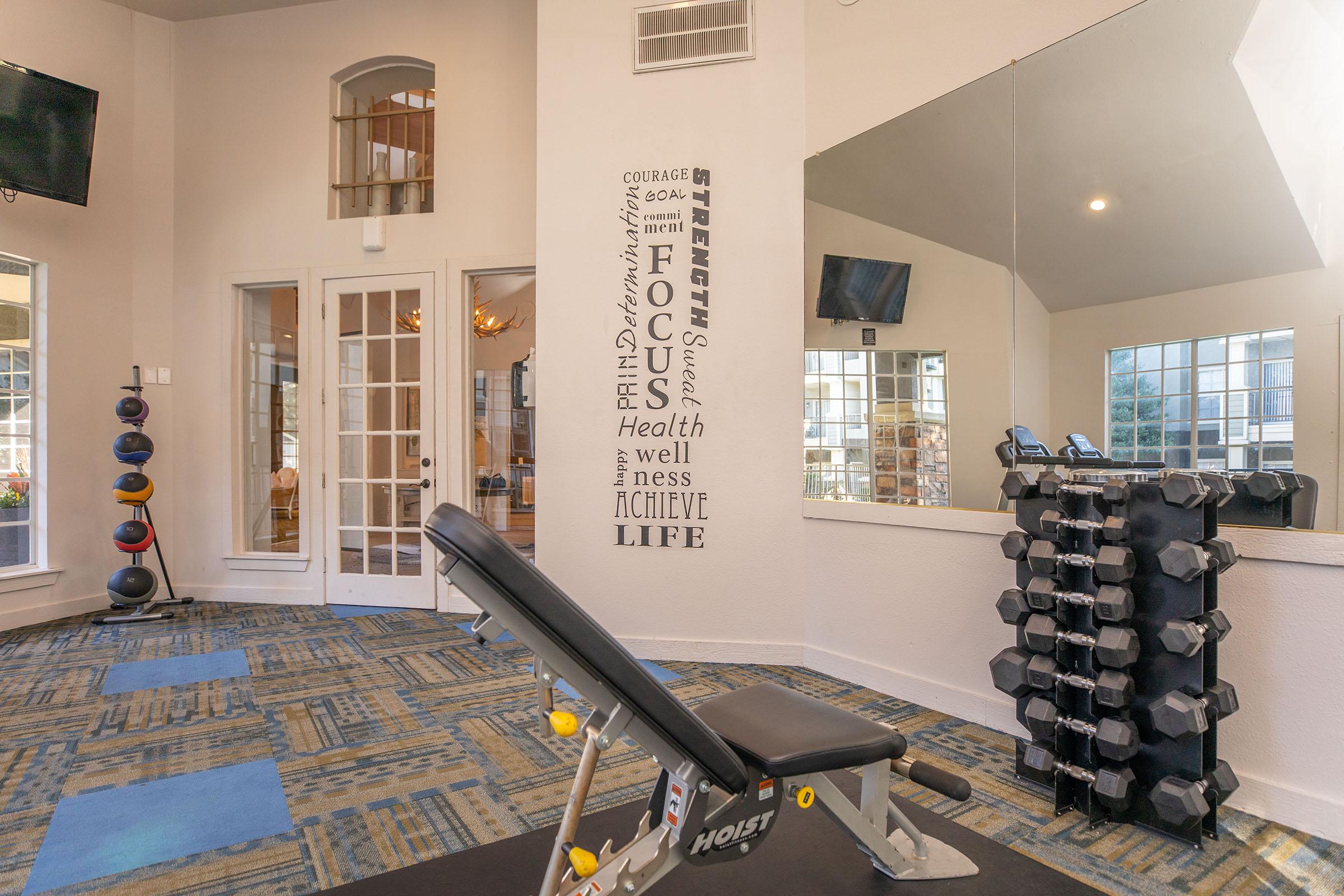 weights in the community gym