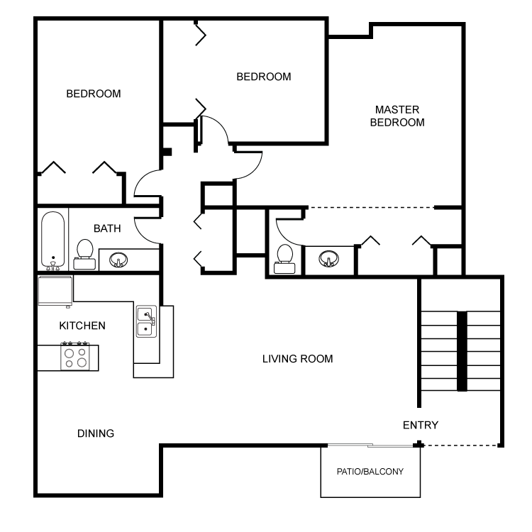 Floor plan image of The Oak