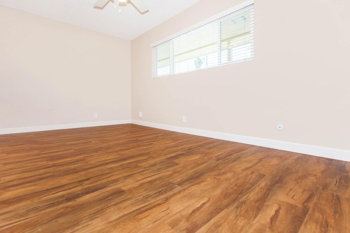 a room with a wooden floor