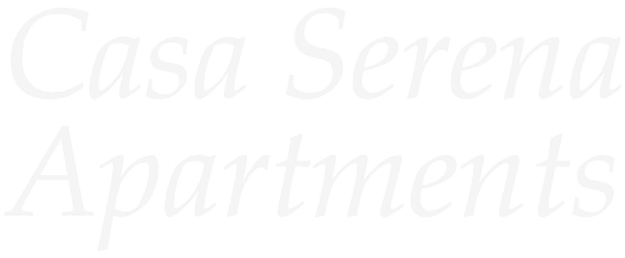 Casa Serena ebrochure logo