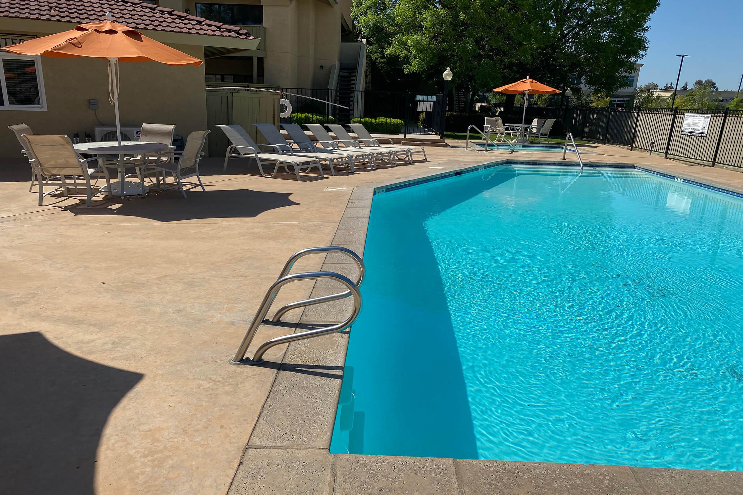 an empty pool