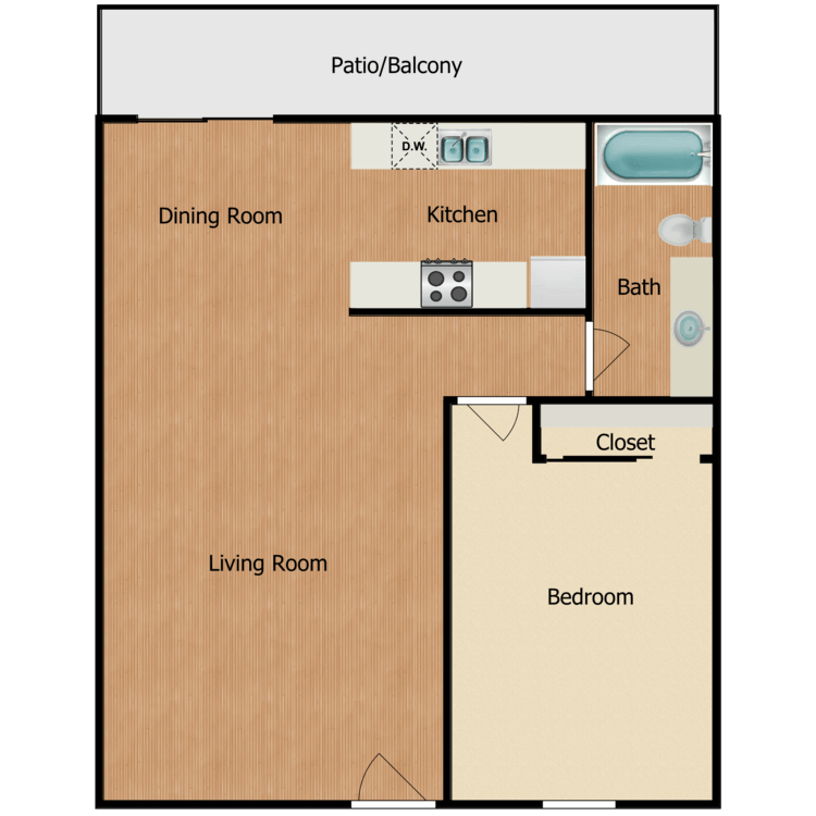 Floor plan image of Plan 1