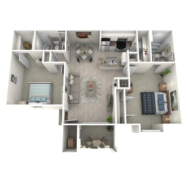 Floor plan image of B2