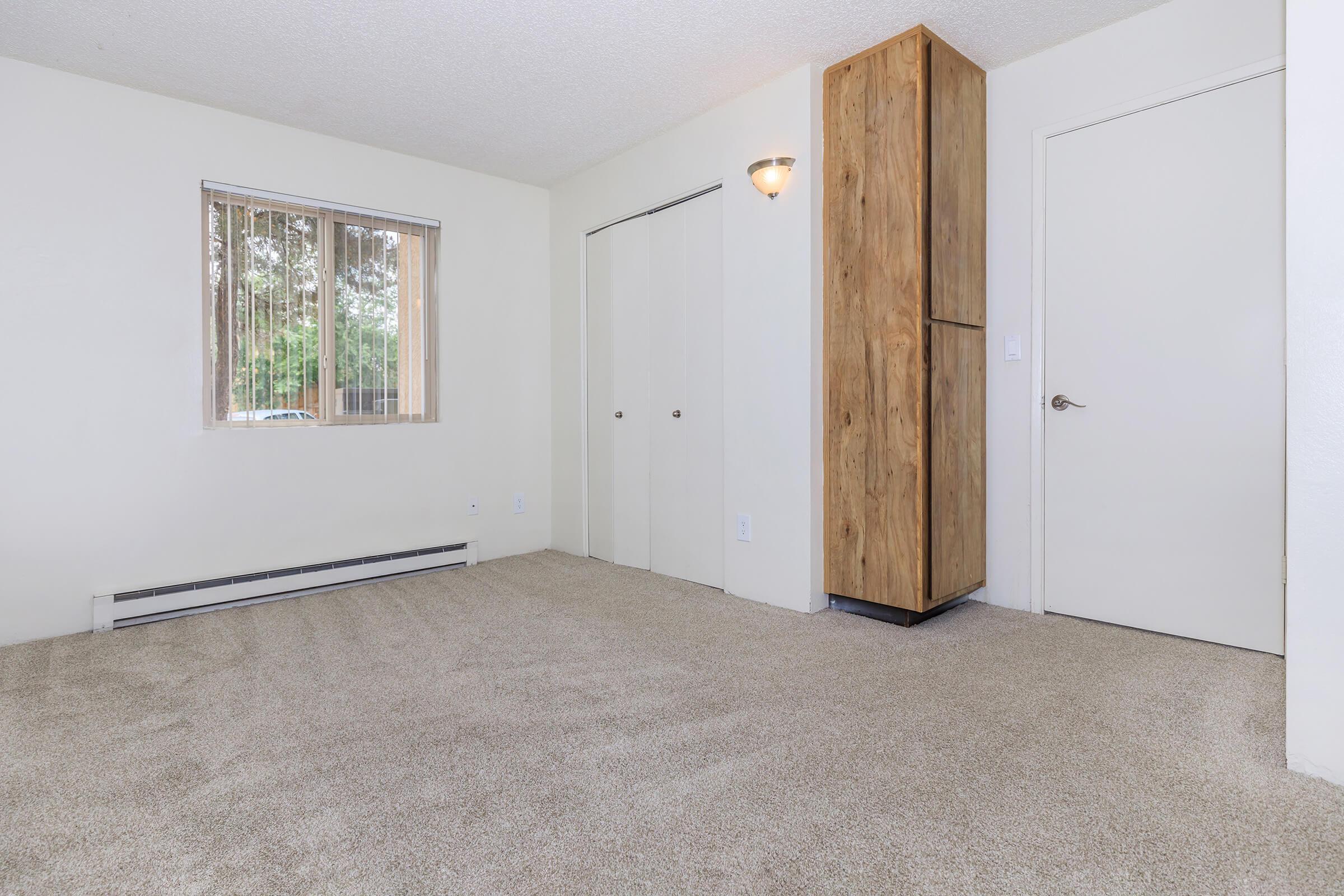 a door in a room