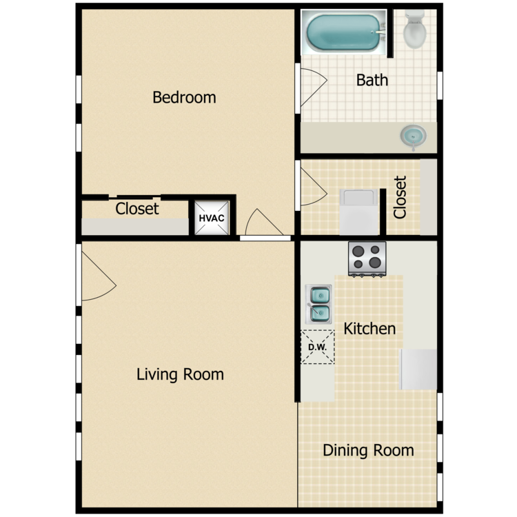 Floor plan image of The Hugo