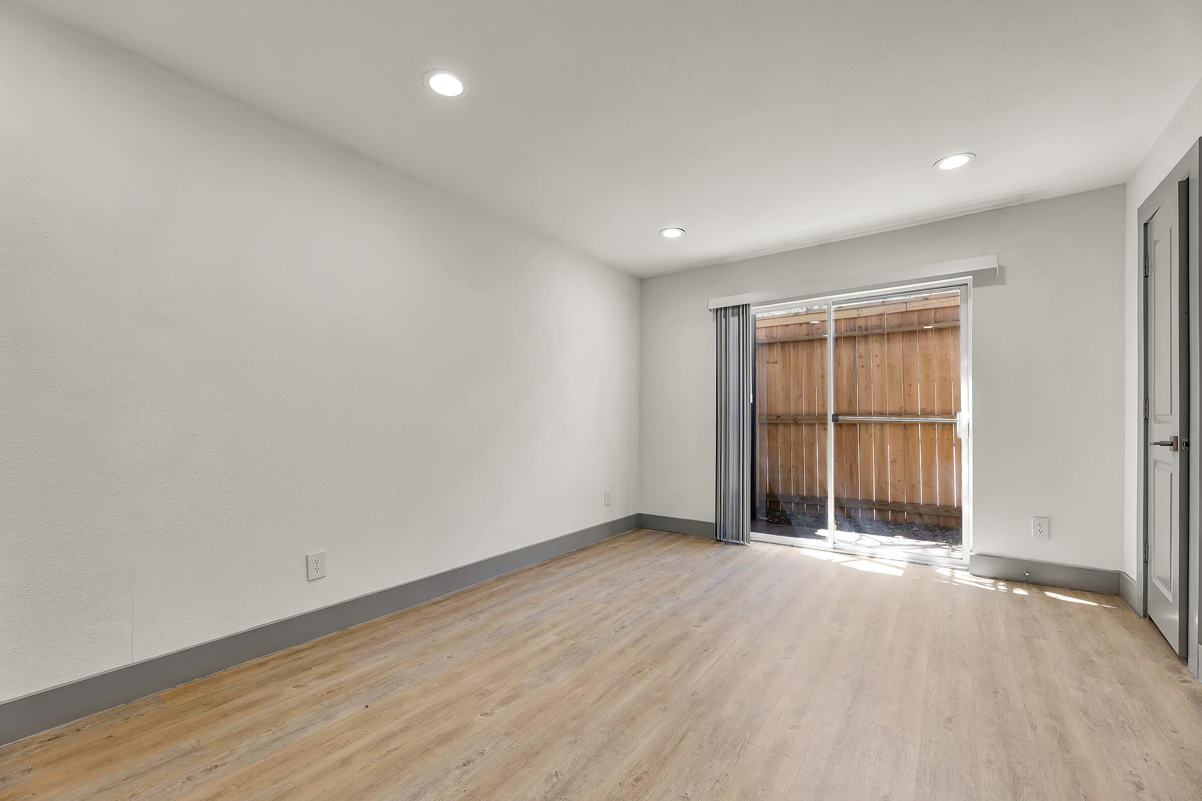 a room with a wooden floor