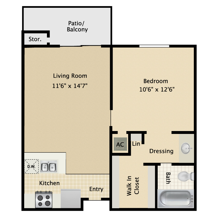 Floor plan image of Mahogany