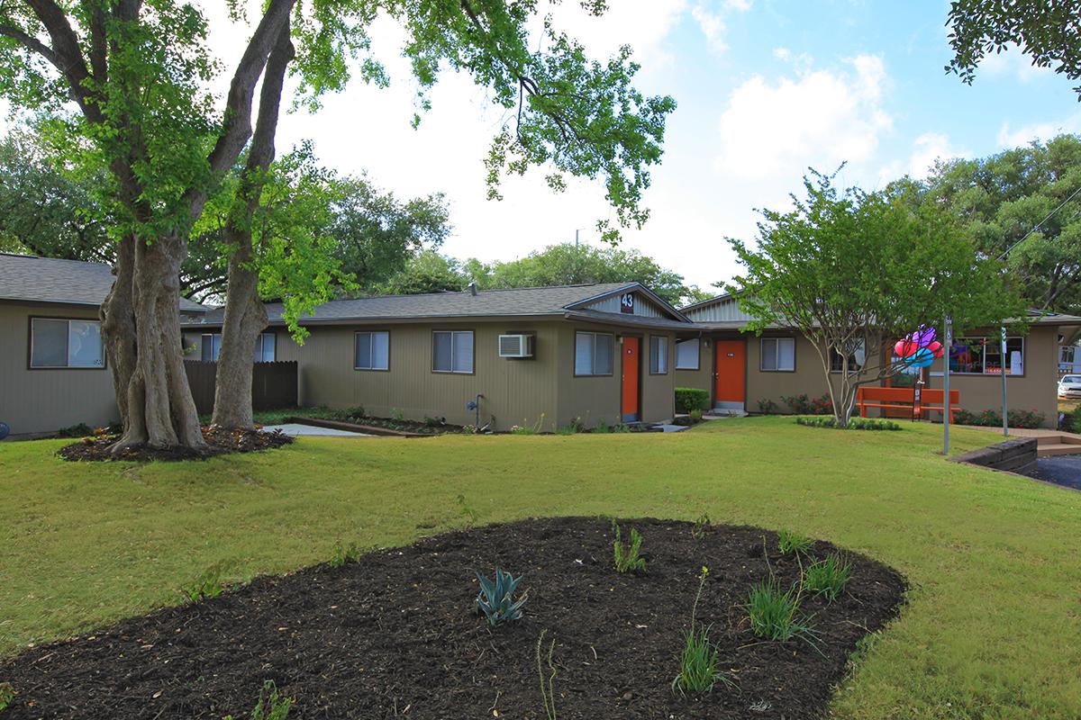 a large lawn in front of a house