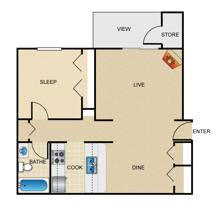 Waterside At Castleton Availability Floor Plans Furnish This Floor Plan