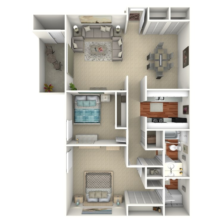 Floor plan image of The Mediterranean