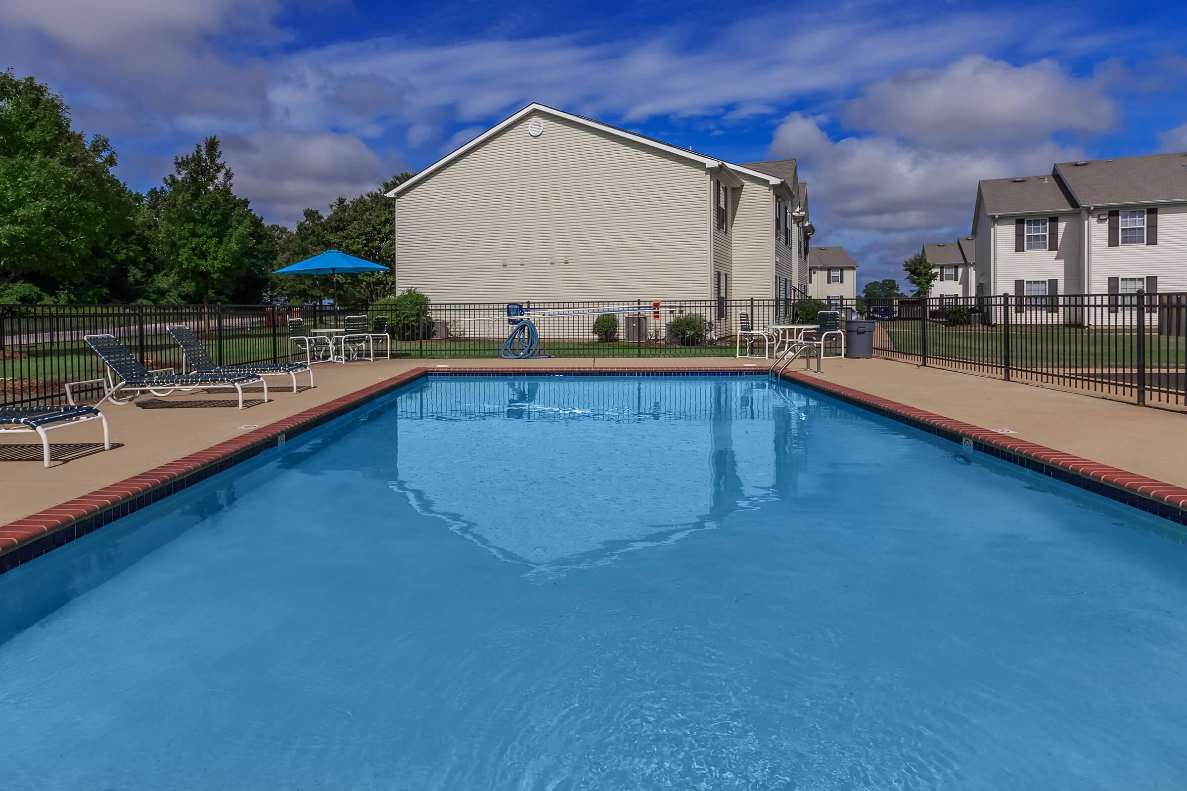 a large pool of water