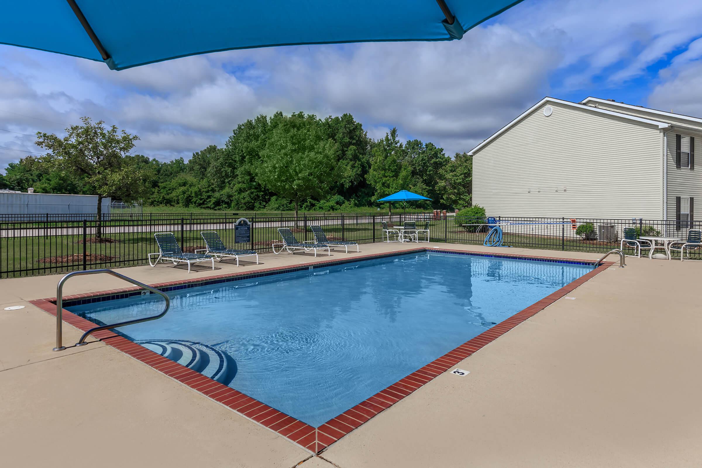 a large pool of water