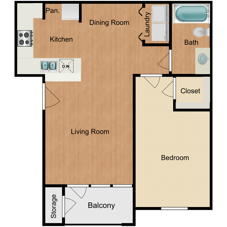 Floor plan image of Austin