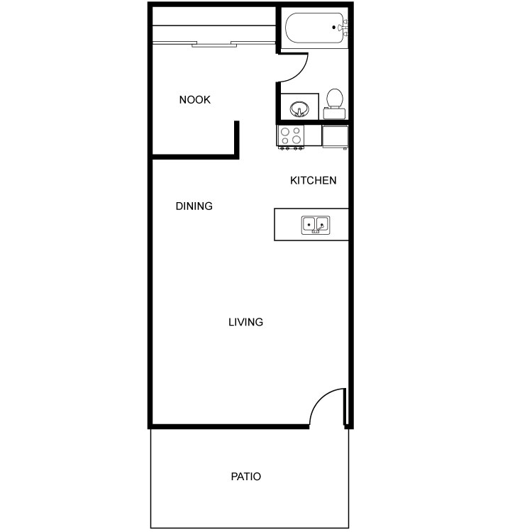 Floor plan image of Studio