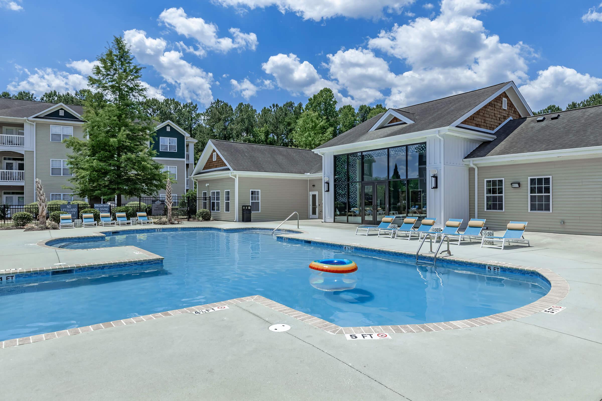 TAKE A DIP IN OUR SHIMMERING SALTWATER POOL