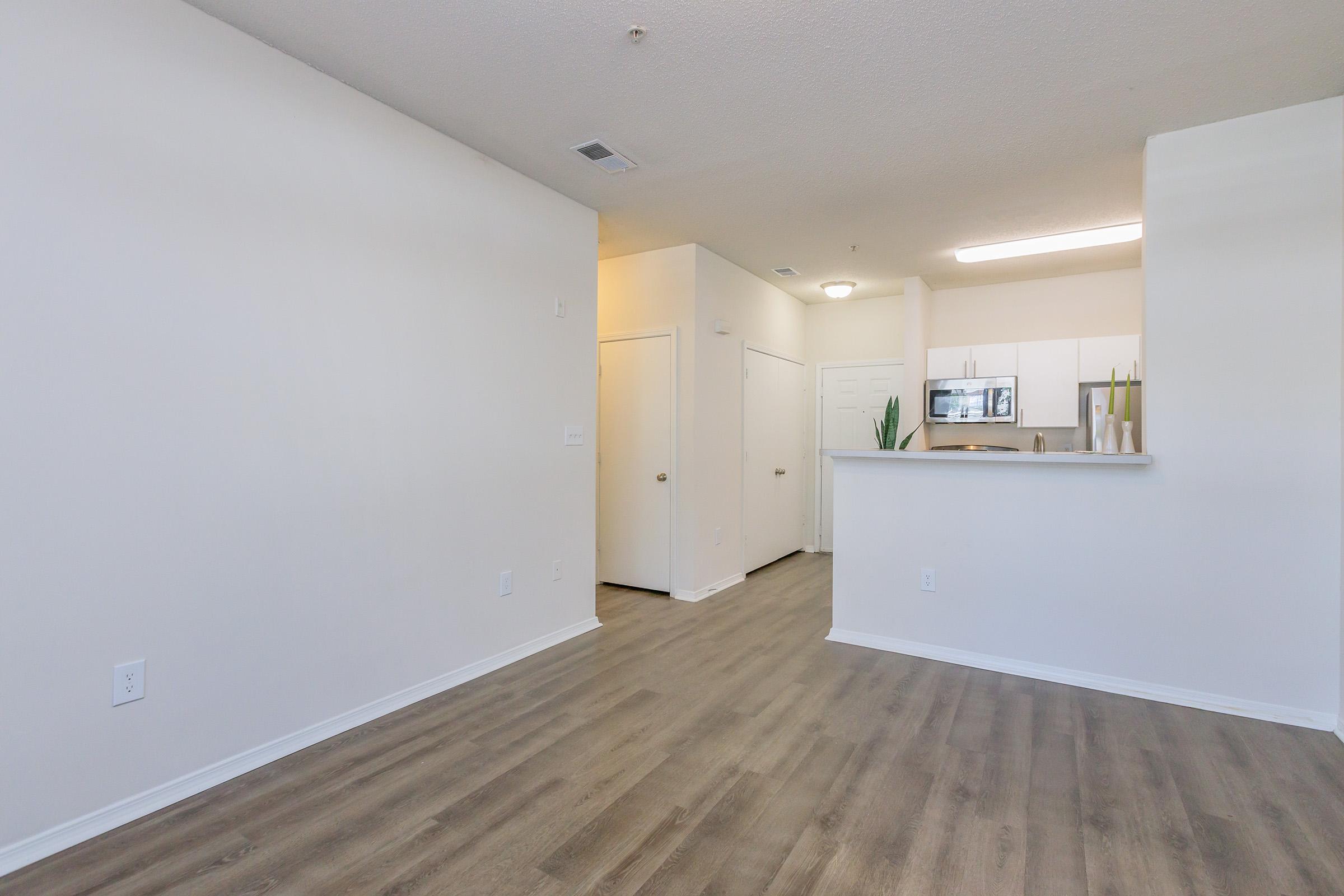 a room with a wooden floor