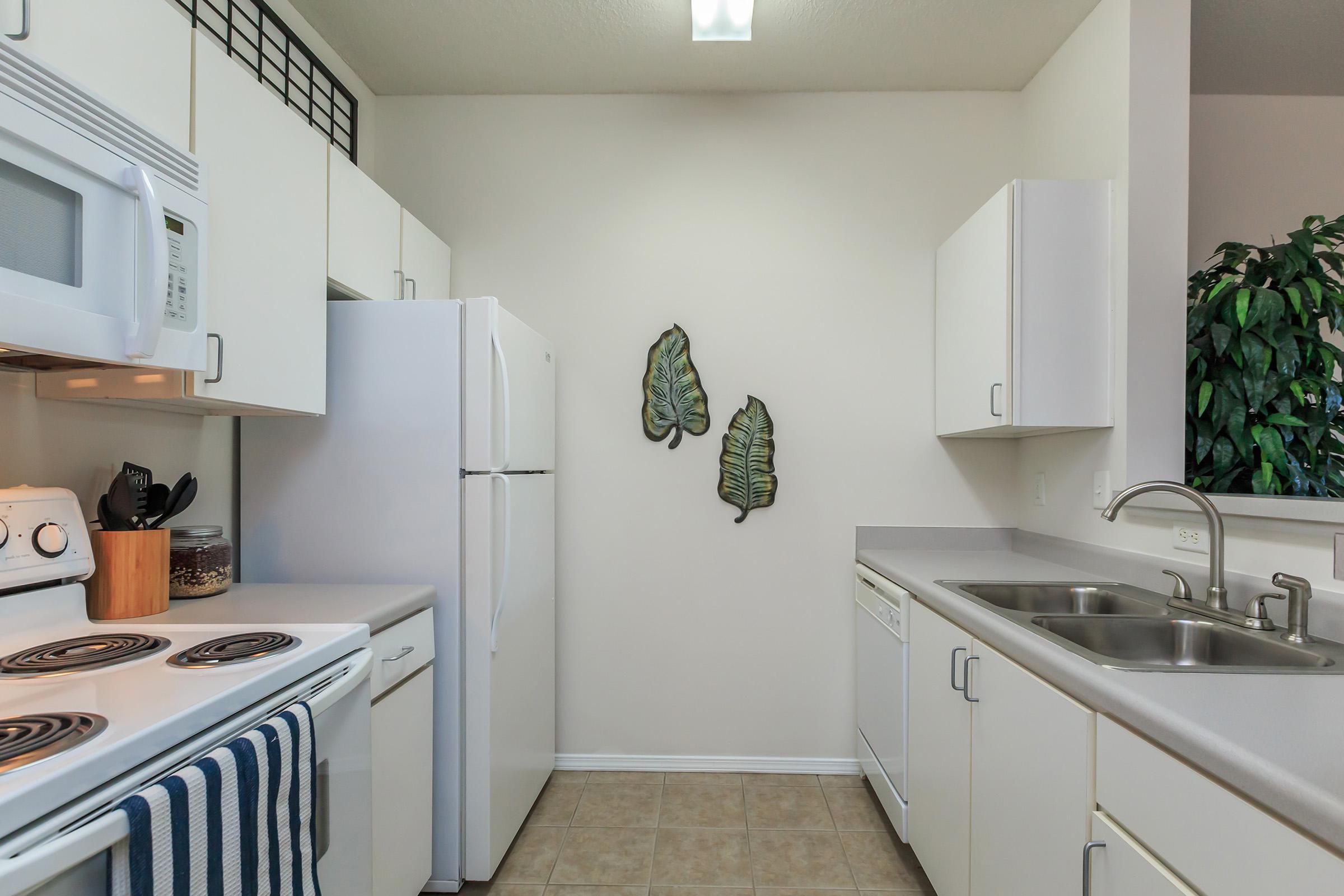 Well-Equipped Kitchen Here At Cooper's Ridge in Ladson, South Carolina