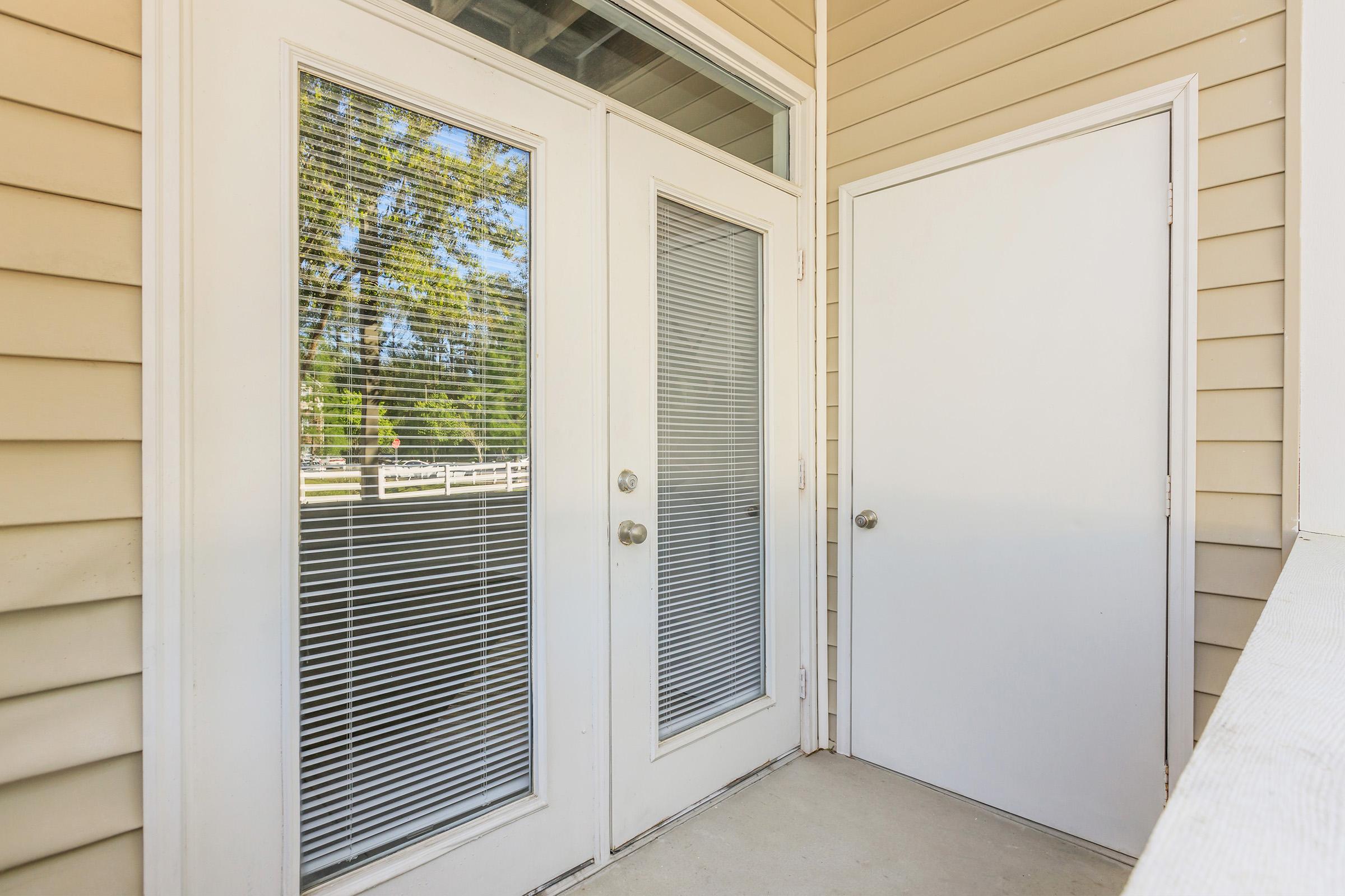 a door with a window