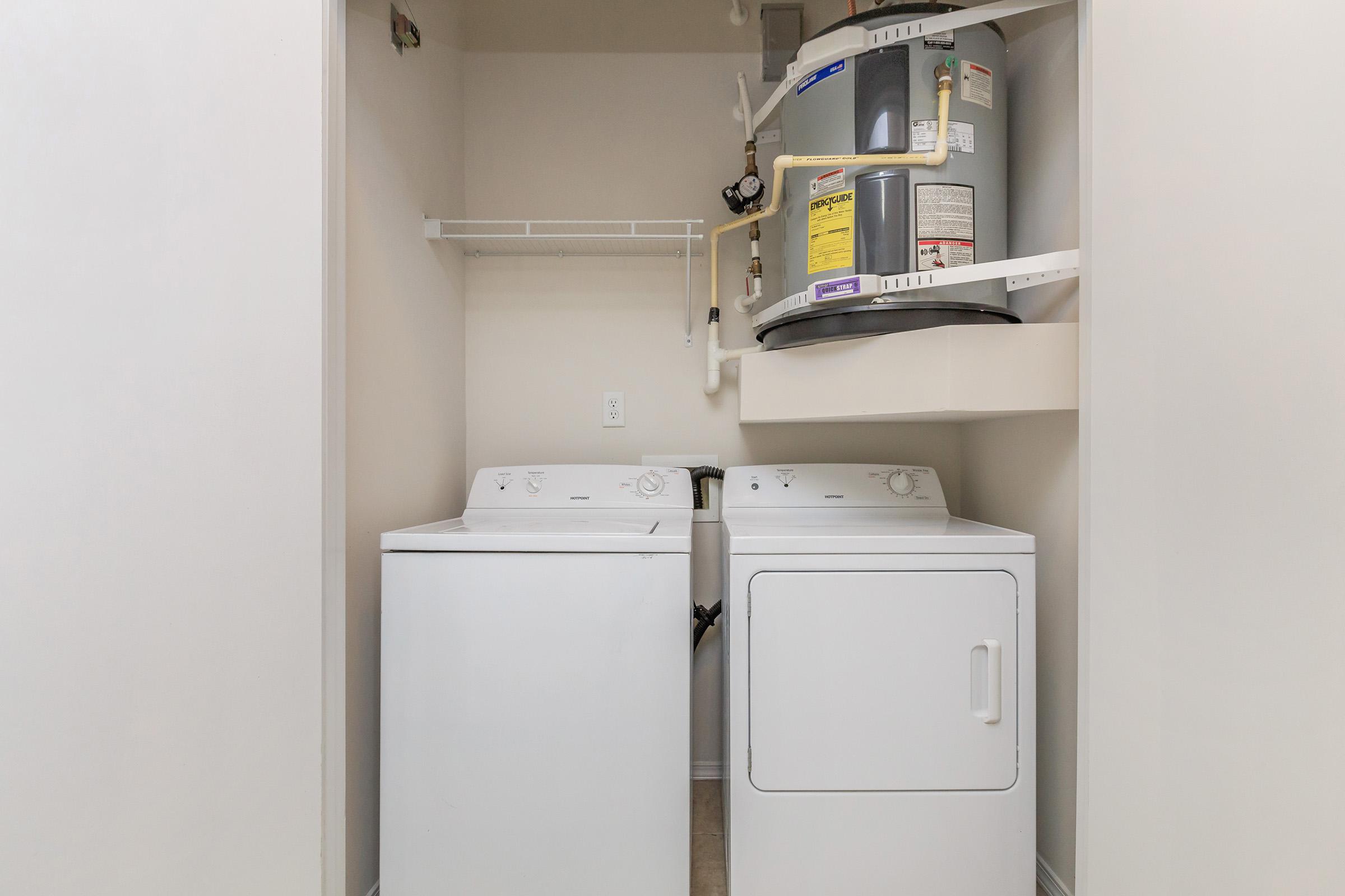 Washer And Dryers At Cooper's Ridge in Ladson, South Carolina