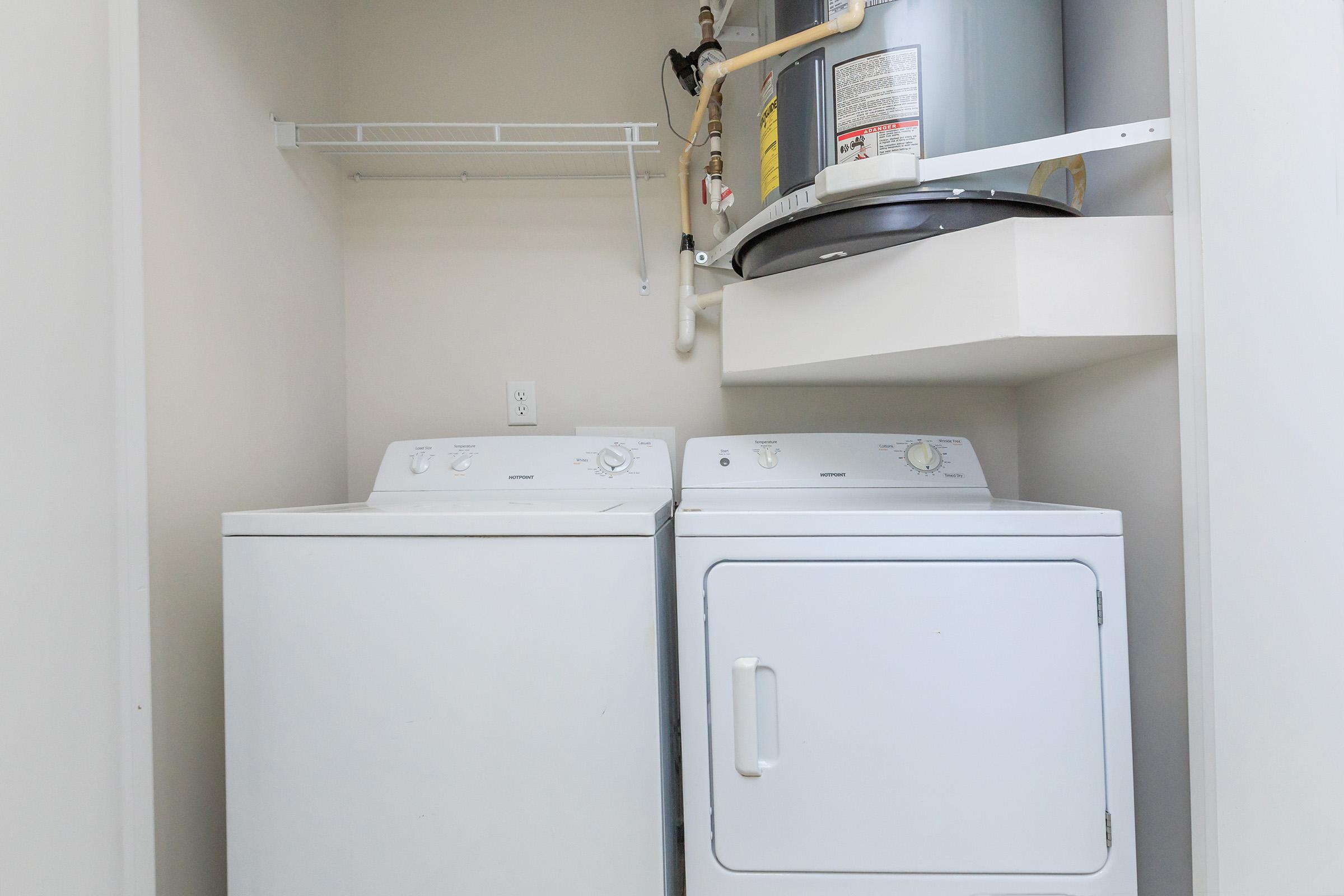 Washer and Dryer In Home Here At Cooper's Ridge in Ladson, North Carolina