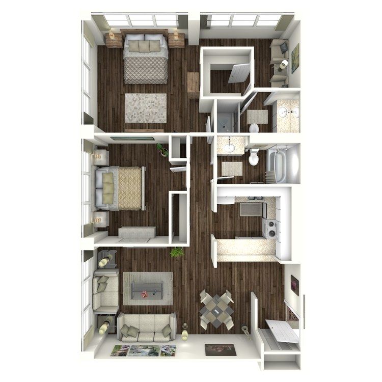 Floor plan image of 2A
