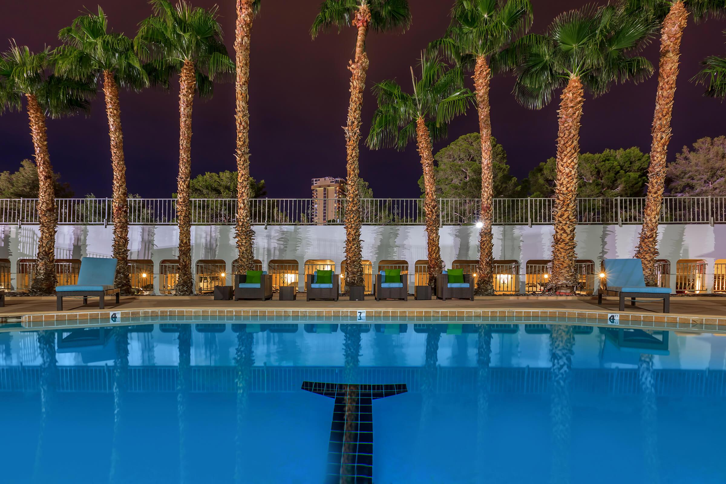 a large pool of water