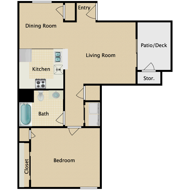 The Deodar floor plan image