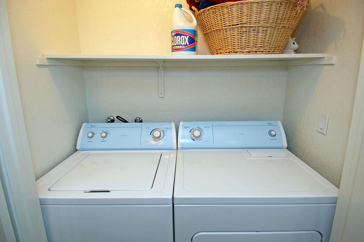 Sierra Meadows has in home washer-dryers