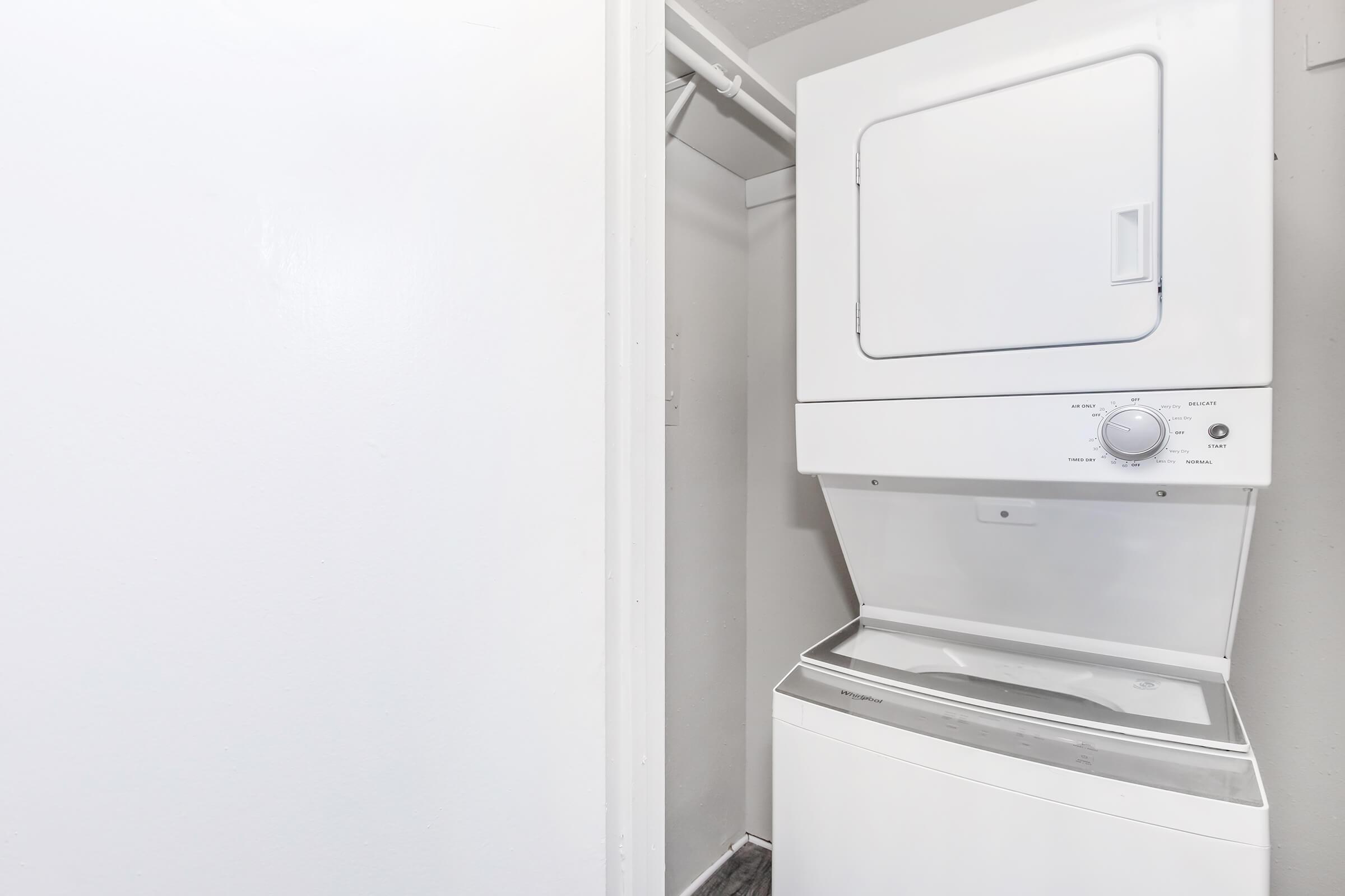 a small refrigerator