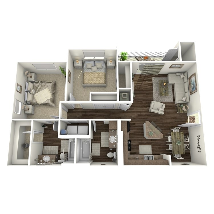 Floor plan image of B2