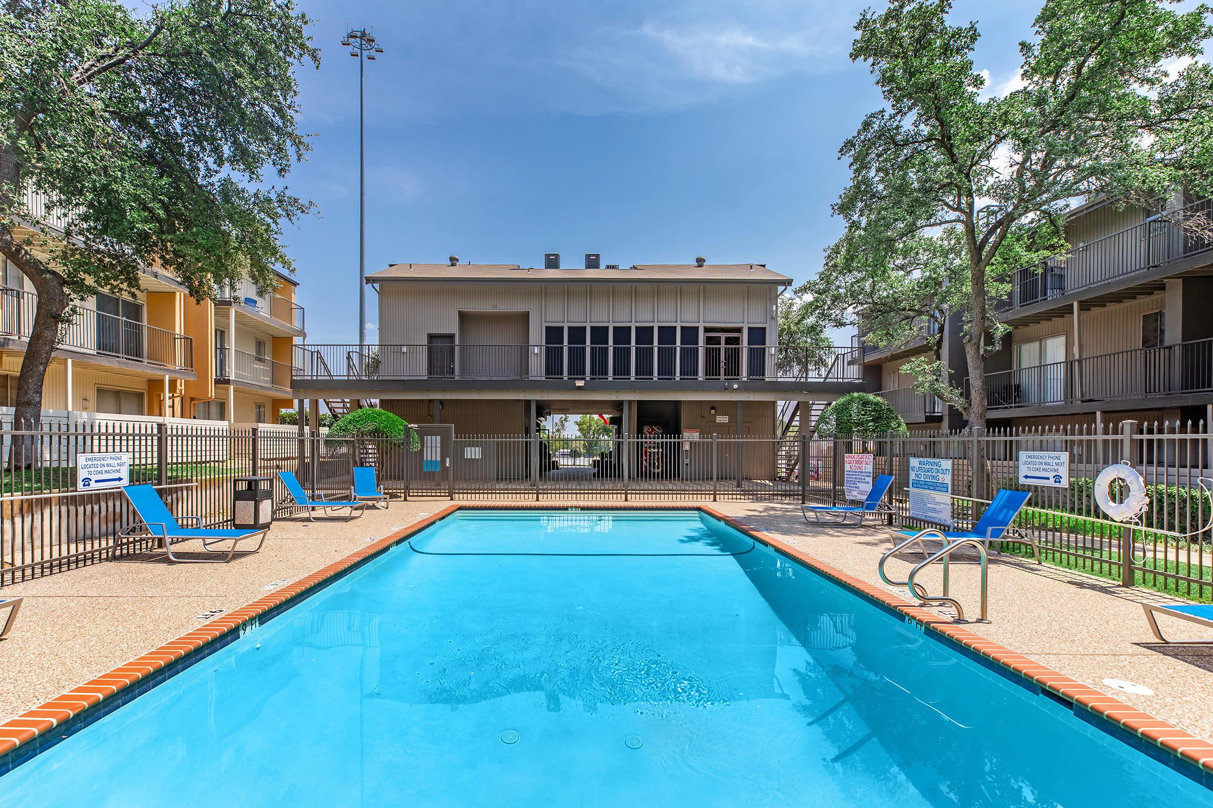 a group of people in a swimming pool