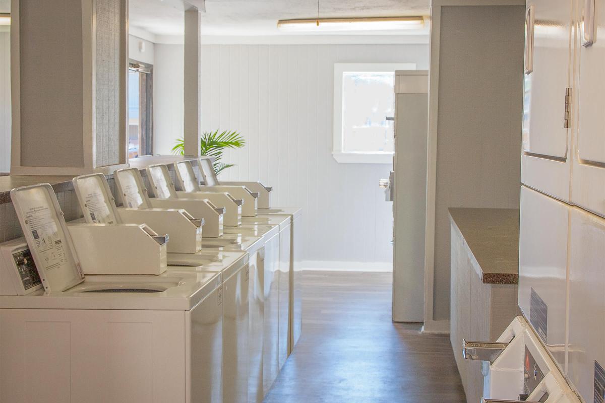 washers and dryers in the community room