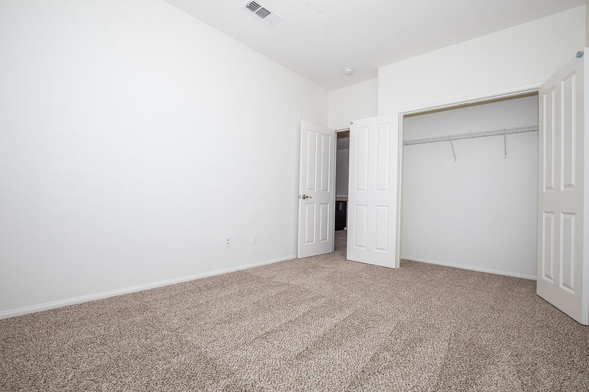 a double door in a room