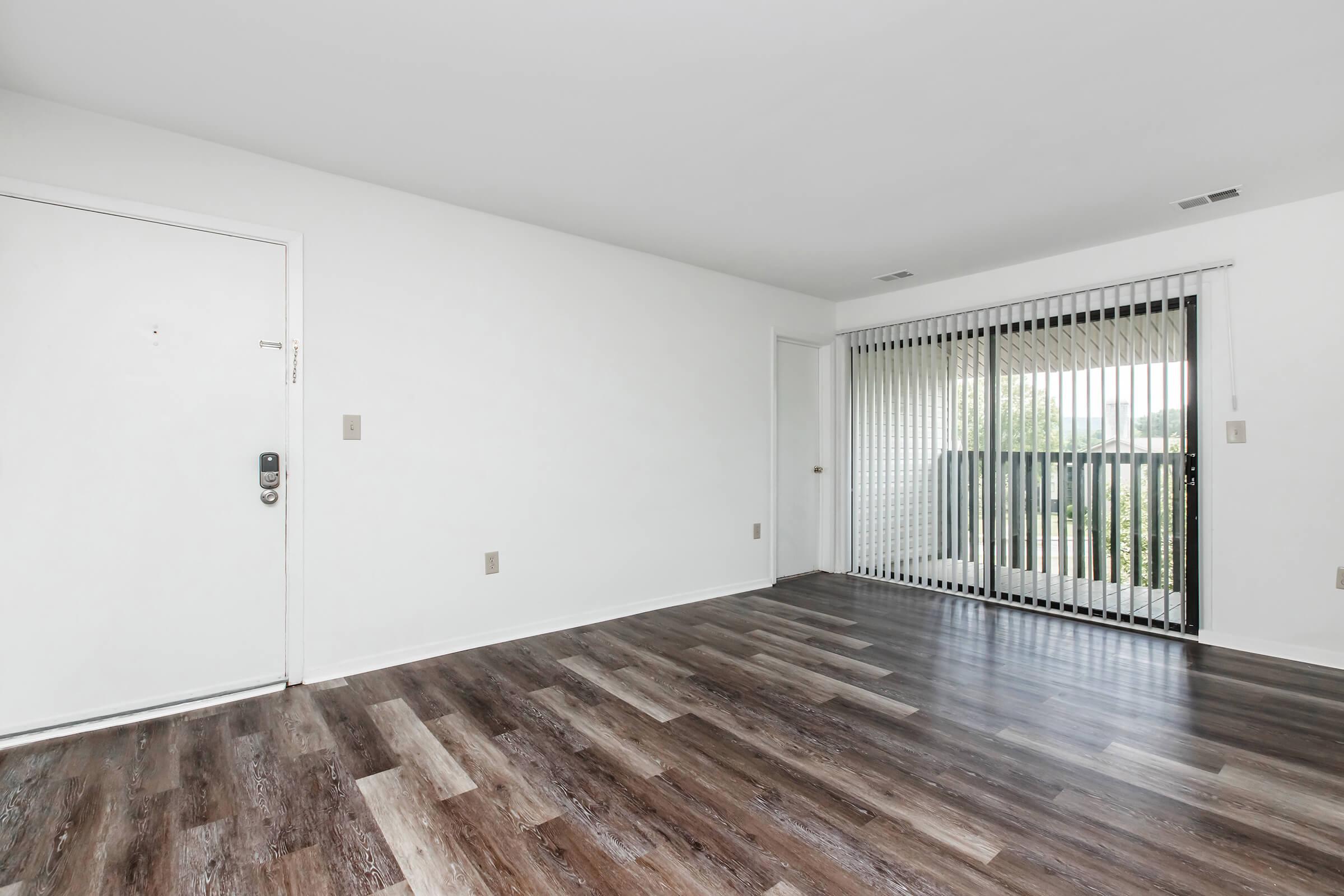 a room with a wooden floor