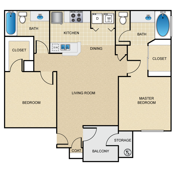Floor plan image of The Amber
