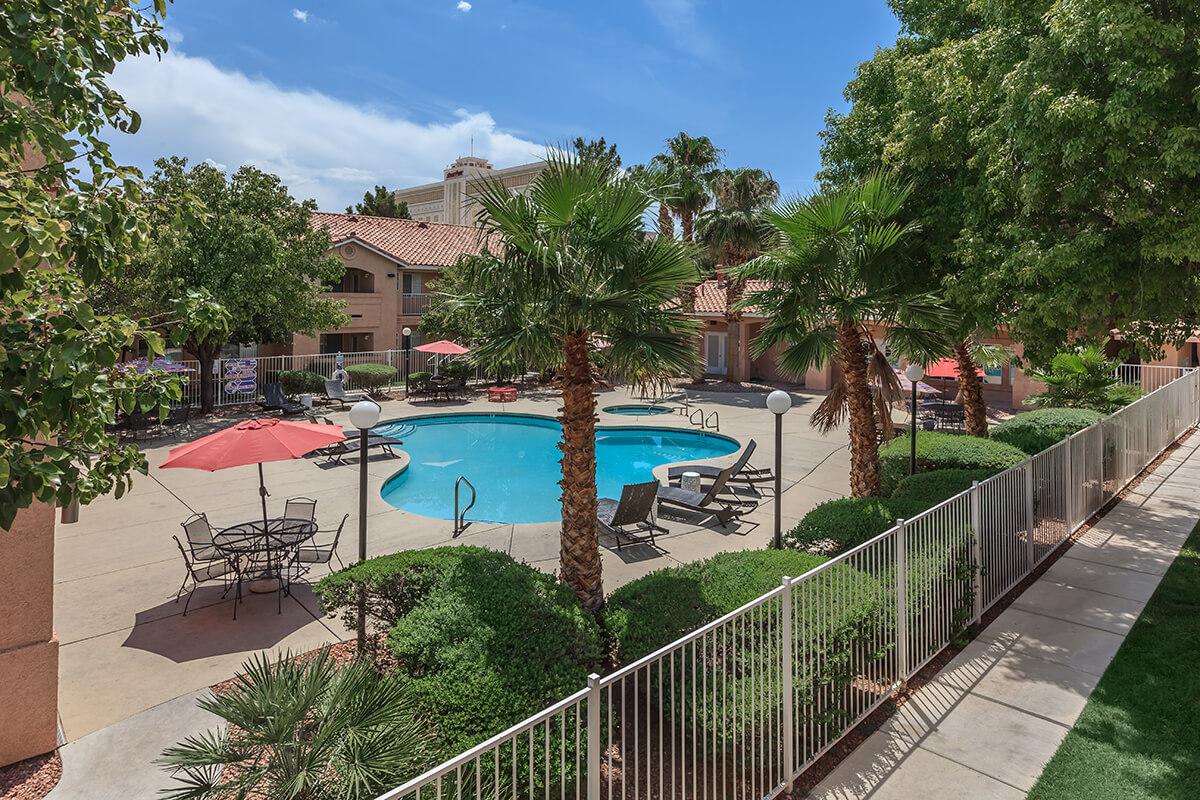 THE POOL AT DESERT SKY IN LAS VEGAS