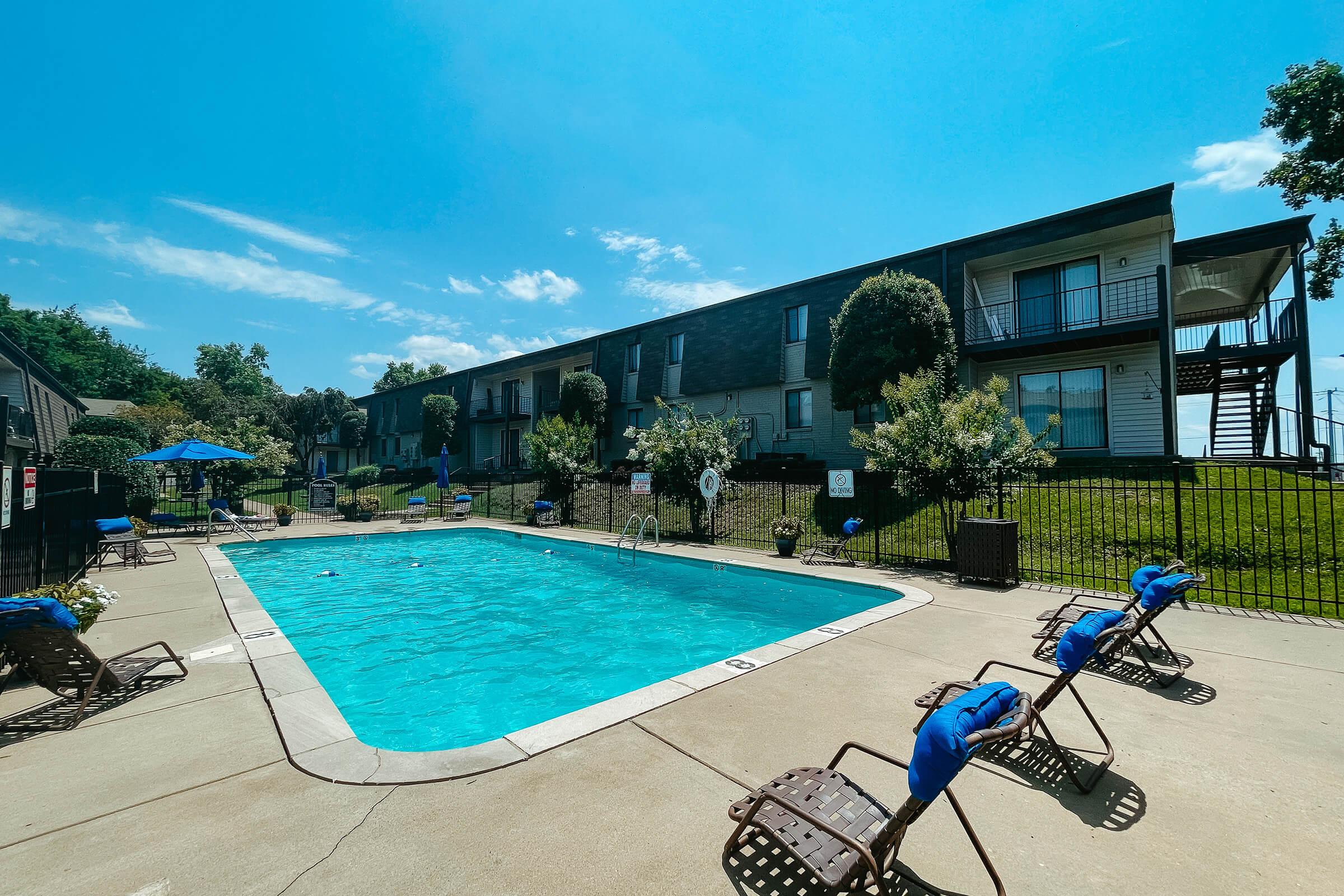 Plunge Into our Shimmering Swimming Pool in Clarksville, TN