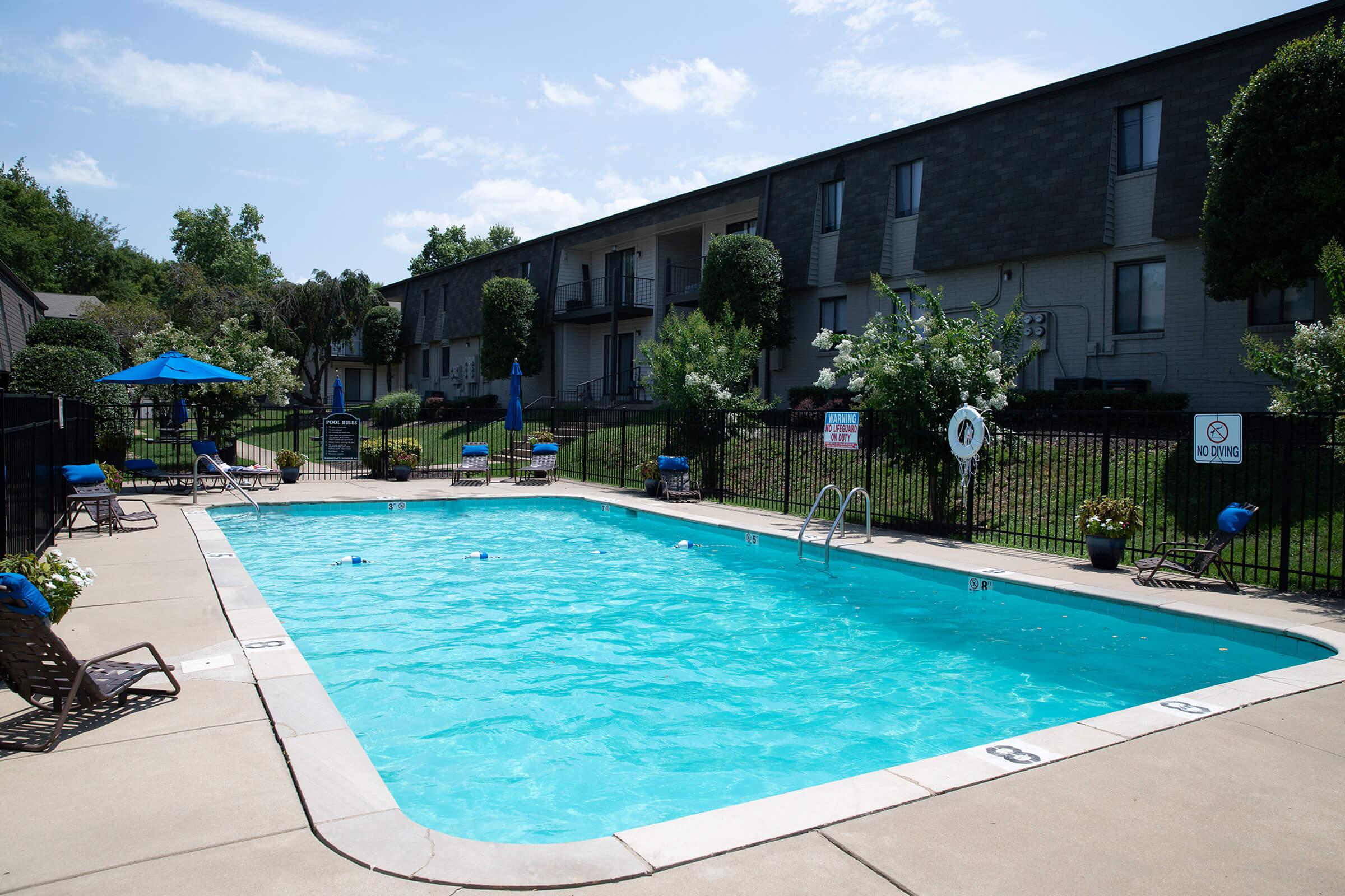 This is The Pool at The Bluffs Over Cumberland